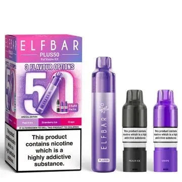 Elf Bar Plus 50 Prefilled Pod Kit (Box of 5)