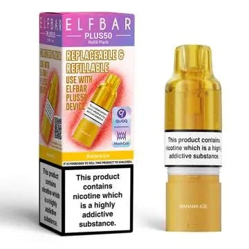 Box of 5- Elf Bar Plus 50 Prefilled Pods