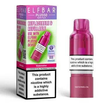 Box of 5- Elf Bar Plus 50 Prefilled Pods