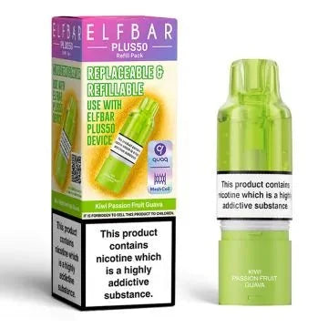 Box of 5- Elf Bar Plus 50 Prefilled Pods