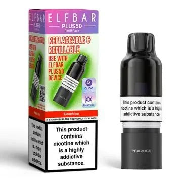 Box of 5- Elf Bar Plus 50 Prefilled Pods