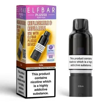 Box of 5- Elf Bar Plus 50 Prefilled Pods