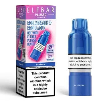Box of 5- Elf Bar Plus 50 Prefilled Pods