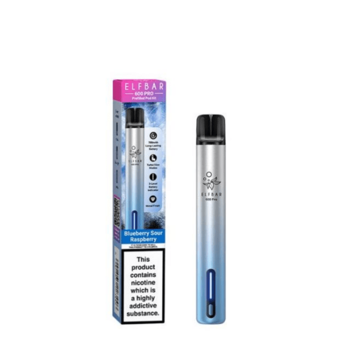 Box of 5 - Elf Bar Pro 600 Prefilled Pod Vape Kit