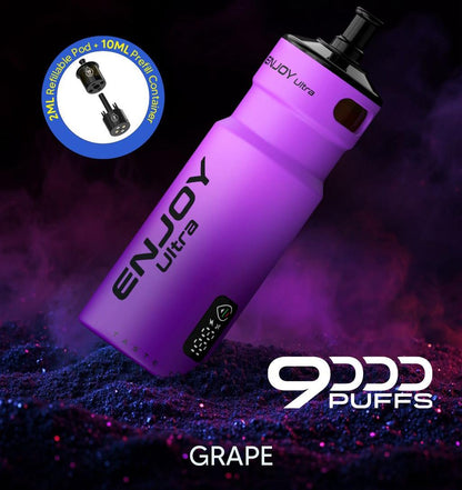 Box Of 5 - Enjoy Ultra 9000 Prefilled Pod Kit