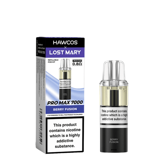 Box of 5 - Hawcos X Lost Mary 7000 Prefilled Pods