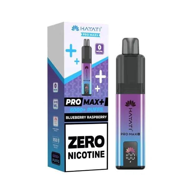 Hayati Pro Max + 6000 Prefilled Pod Vape Kit Zero Nicotine (Box of 5) - Only £24.99