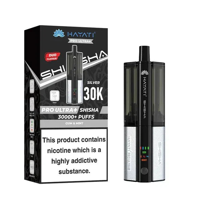 Hayati Pro Ultra Plus Shisha 30K Prefilled Pod Kit (Box of 5)
