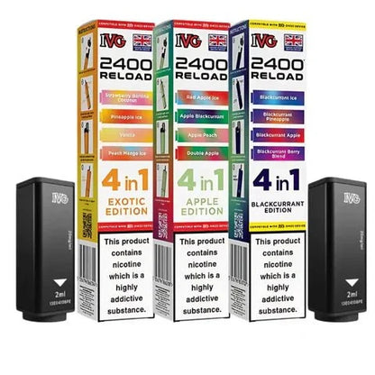 Box of 5 - IVG 2400 Reload 4IN1 Prefilled Pods
