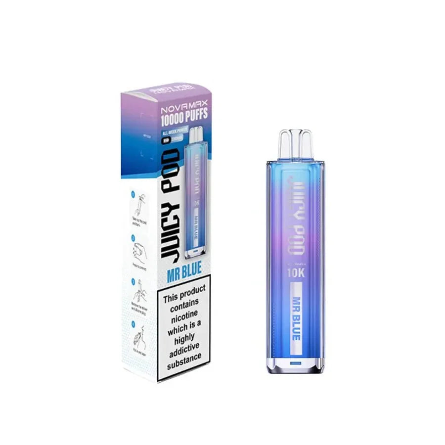 Juicy Pod Novamax 10K Prefilled Pod Kit (Box of 5)