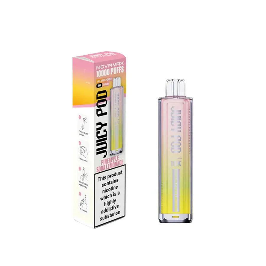 Juicy Pod Novamax 10K Prefilled Pod Kit (Box of 5)