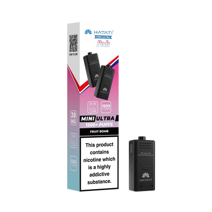 Box of 5 - Pack of 2 Hayati Mini Ultra 1500 Prefilled Pods (2x750 Puffs)