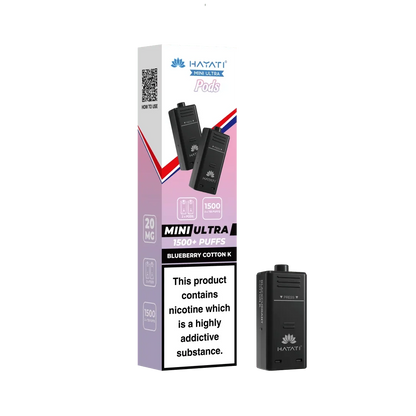 Box of 5 - Pack of 2 Hayati Mini Ultra 1500 Prefilled Pods (2x750 Puffs)