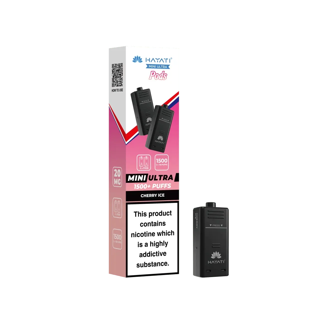 Box of 5 - Pack of 2 Hayati Mini Ultra 1500 Prefilled Pods (2x750 Puffs)