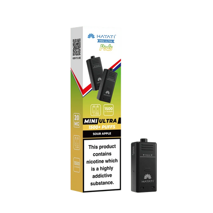 Box of 5 - Pack of 2 Hayati Mini Ultra 1500 Prefilled Pods (2x750 Puffs)