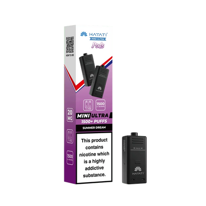 Box of 5 - Pack of 2 Hayati Mini Ultra 1500 Prefilled Pods (2x750 Puffs)