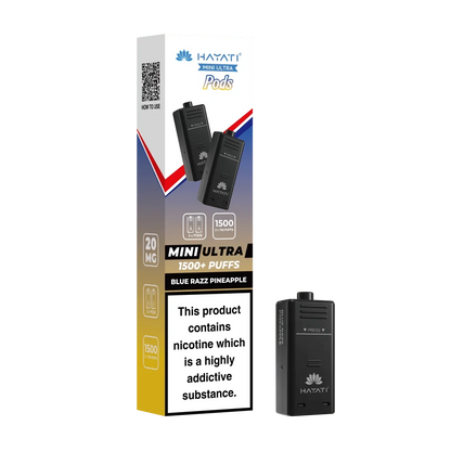 Box of 5 - Pack of 2 Hayati Mini Ultra 1500 Prefilled Pods (2x750 Puffs)