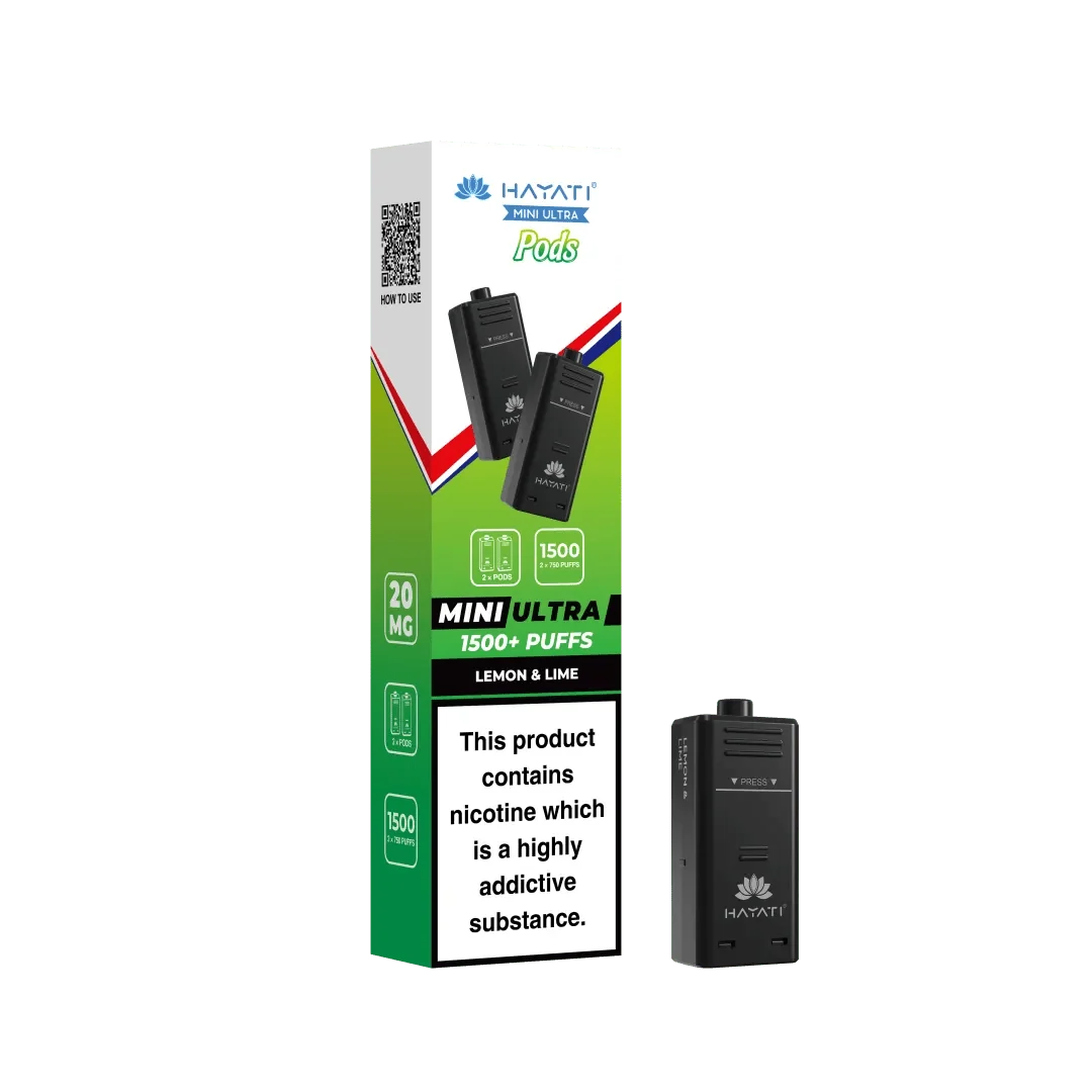 Box of 5 - Pack of 2 Hayati Mini Ultra 1500 Prefilled Pods (2x750 Puffs)