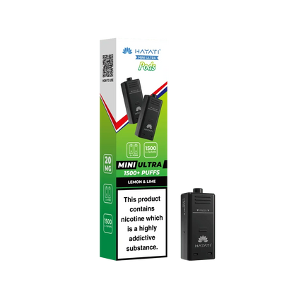 Box of 5 - Pack of 2 Hayati Mini Ultra 1500 Prefilled Pods (2x750 Puffs)