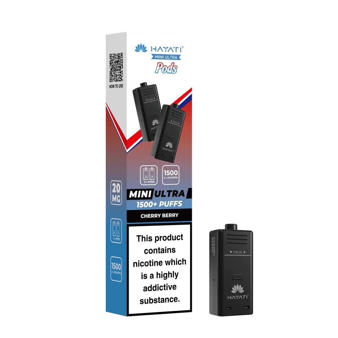 Box of 5 - Pack of 2 Hayati Mini Ultra 1500 Prefilled Pods (2x750 Puffs)