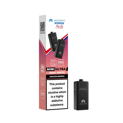 Box of 5 - Pack of 2 Hayati Mini Ultra 1500 Prefilled Pods (2x750 Puffs)