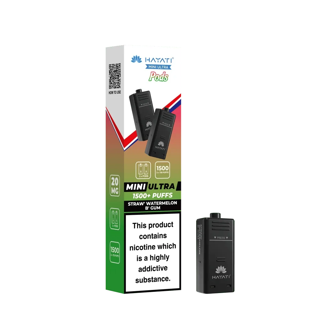 Box of 5 - Pack of 2 Hayati Mini Ultra 1500 Prefilled Pods (2x750 Puffs)