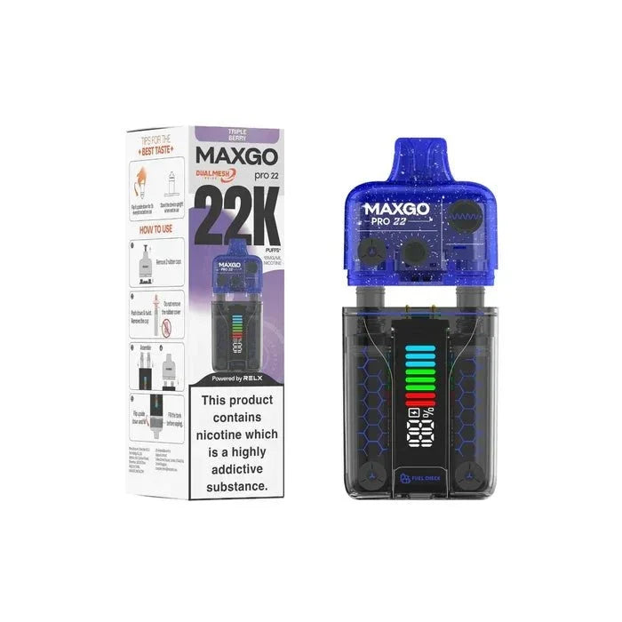 Relx Maxgo 22k Prefilled Pod Kit (Box of 5)