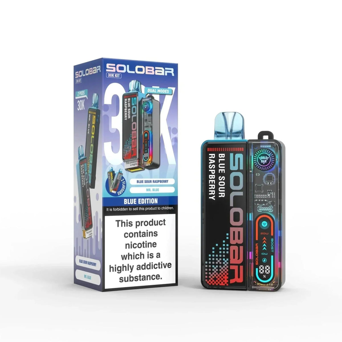 Solo Bar 30K Prefilled Pod Vape Kit (Box of 5)