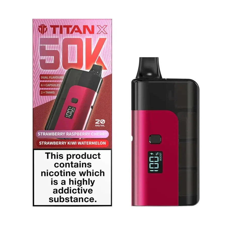 Titan X 50K Prefilled Pod Kit (Box of 5)