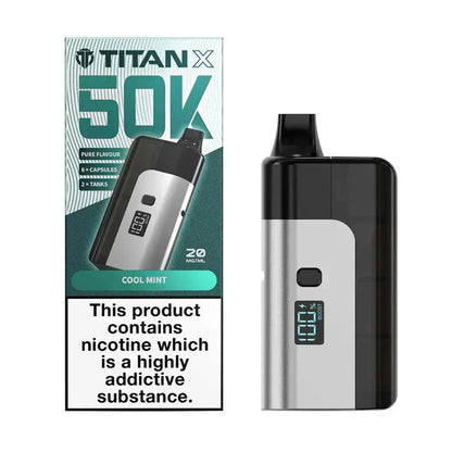 Titan X 50K Prefilled Pod Kit (Box of 5)