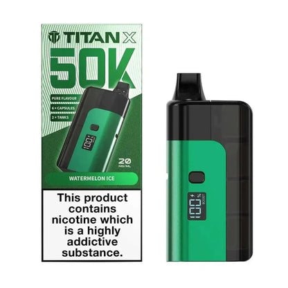 Titan X 50K Prefilled Pod Kit (Box of 5)
