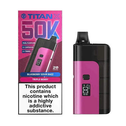 Titan X 50K Prefilled Pod Kit (Box of 5)