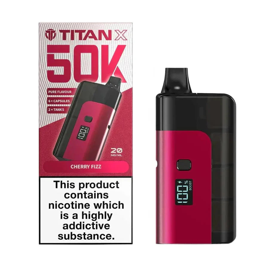Titan X 50K Prefilled Pod Kit (Box of 5)