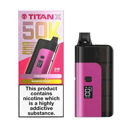 Titan X 50K Prefilled Pod Kit (Box of 5)