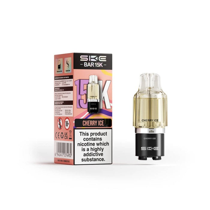 SKE Bar 15K Prefilled Pod Refills - Box Of 5