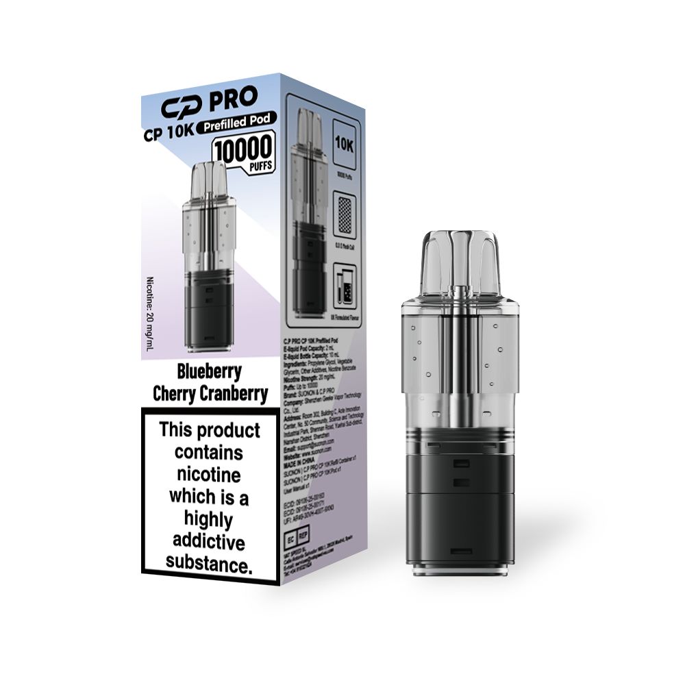 Crystal Pro CP10K Prefilled Pods (Box of 5)