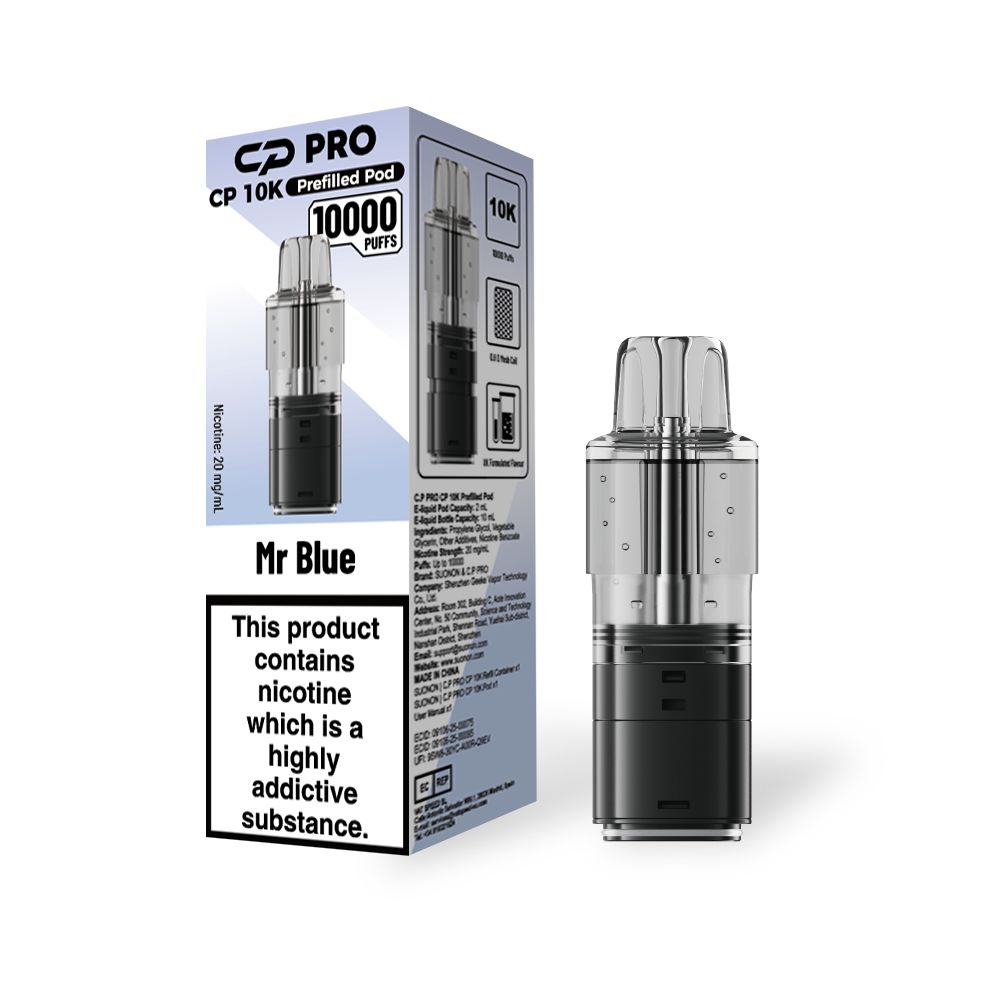 Crystal Pro CP10K Prefilled Pods (Box of 5)