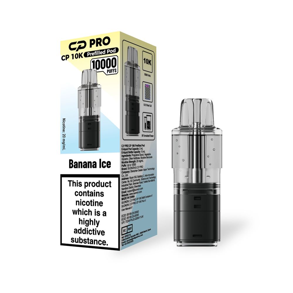 Crystal Pro CP10K Prefilled Pods (Box of 5)
