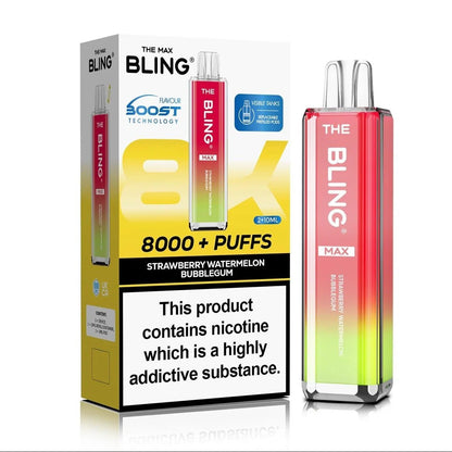 Crystal Bling Max 8000 Prefilled Pod Kit Box of 5