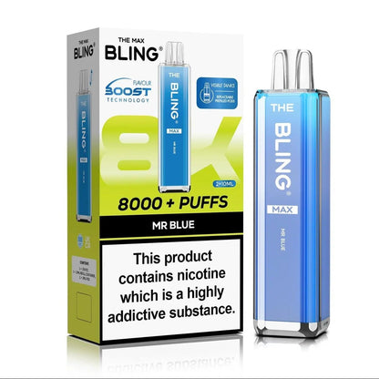 Crystal Bling Max 8000 Prefilled Pod Kit Box of 5