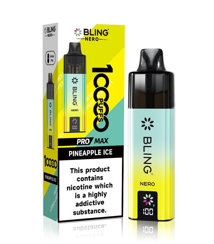 Crystal Bling Nero 10k Vape Kit Box of 5