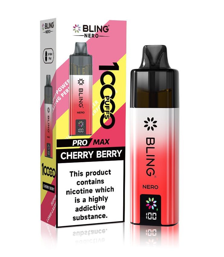 Crystal Bling Nero 10k Vape Kit Box of 5