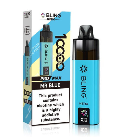 Crystal Bling Nero 10k Vape Kit Box of 5