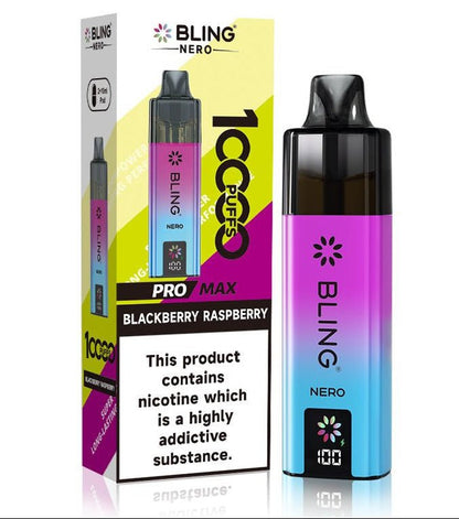 Crystal Bling Nero 10k Vape Kit Box of 5