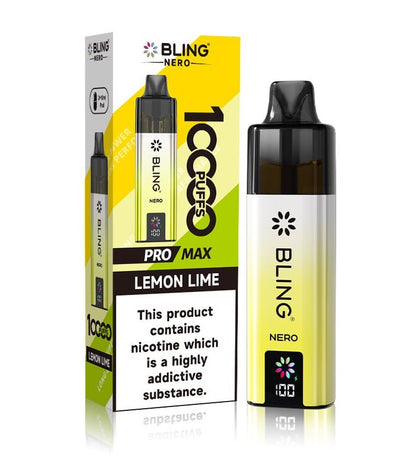 Crystal Bling Nero 10k Vape Kit Box of 5