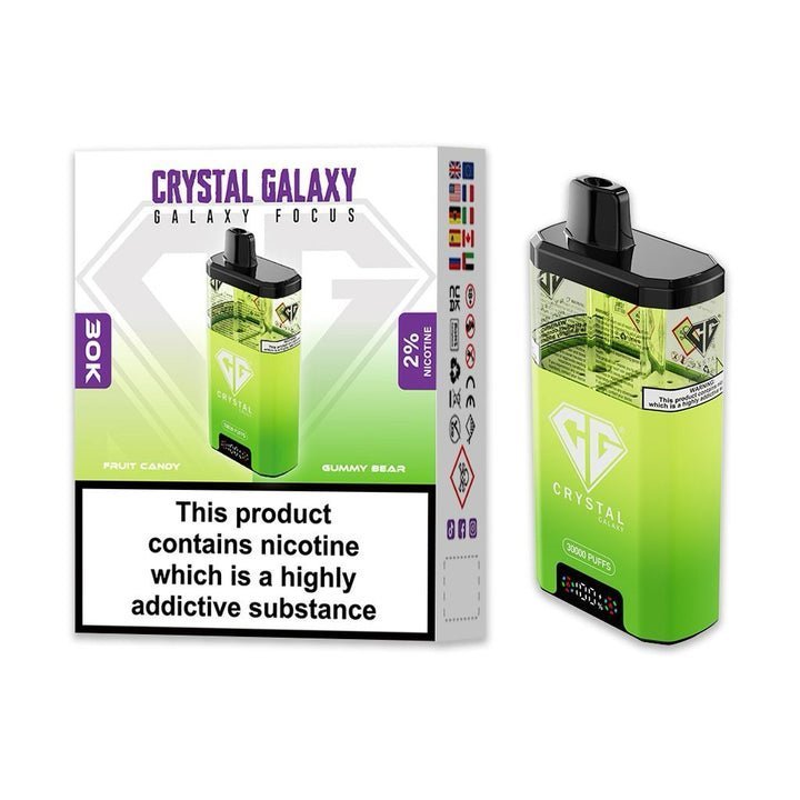 Crystal Galaxy Focus 30k Prefilled Pod Kit Box of 5