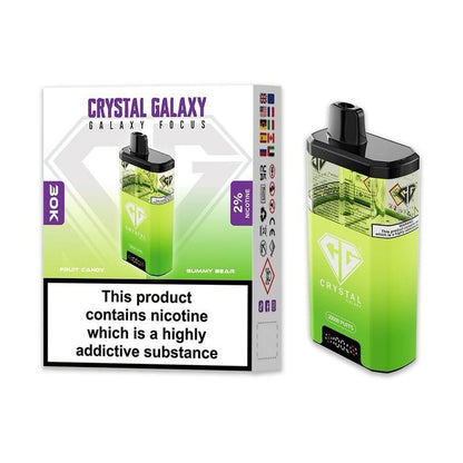 Crystal Galaxy Focus 30k Prefilled Pod Kit Box of 5