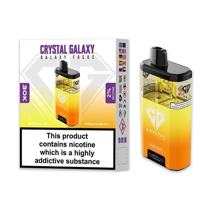 Crystal Galaxy Focus 30k Prefilled Pod Kit Box of 5