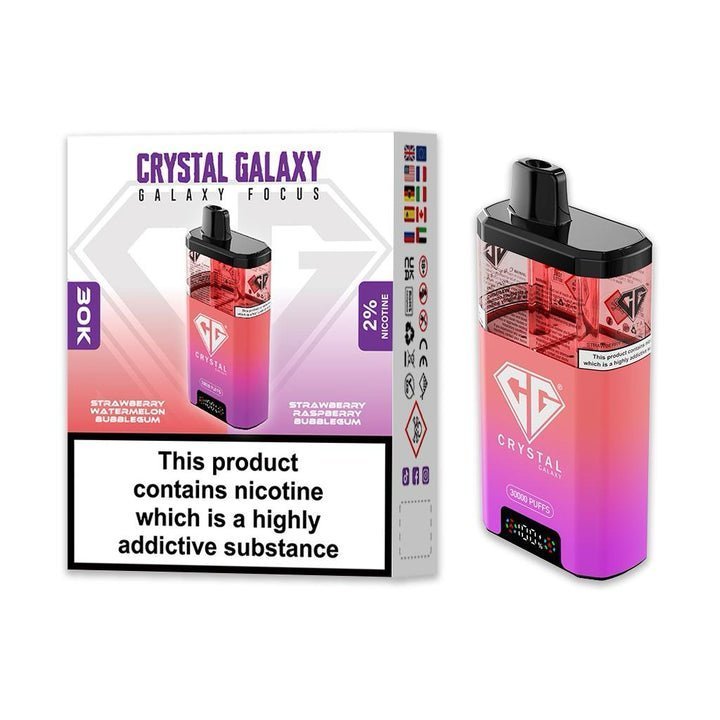 Crystal Galaxy Focus 30k Prefilled Pod Kit Box of 5