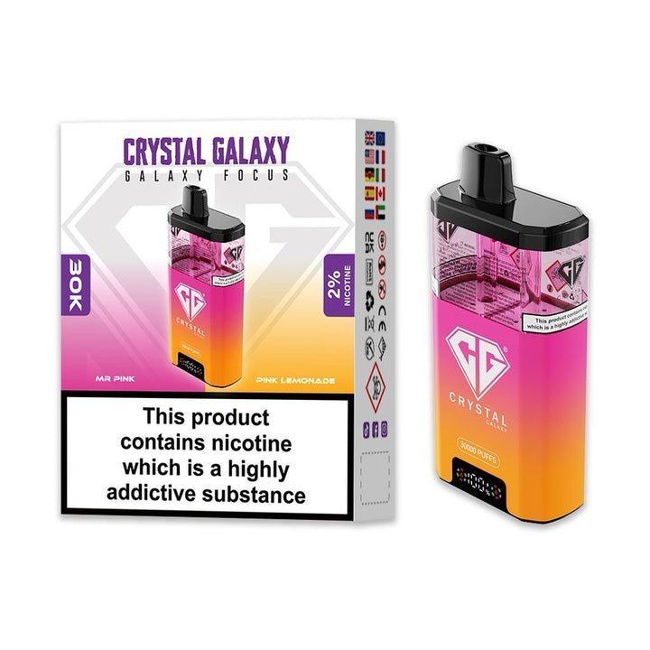 Crystal Galaxy Focus 30k Prefilled Pod Kit Box of 5